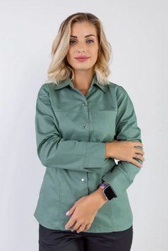Домініка медична жіноча куртка Topline олива 33034 фото