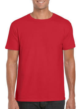 Футболка чоловіча GI64000 SOFTSTYLE, Red 17609 фото