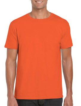 Футболка чоловіча GI64000 SOFTSTYLE, Orange 17609 фото