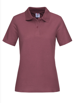Футболка Polo Women ST3100 Burgundy Red 16502 фото