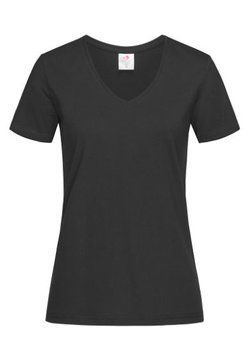 Футболка Classic V-neck Women ST2700 black opal 16083 фото