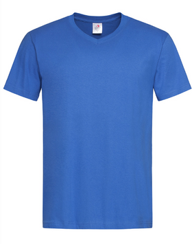 Футболка Men ST2300 CLASSIC V-NECK BRR (синій) 17083 фото