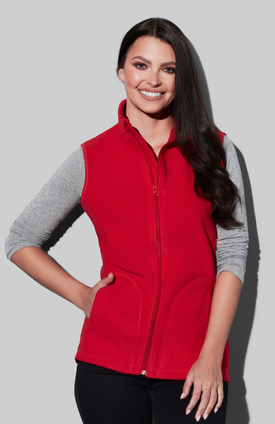 ,Жилетка флисовая женская ST5110 ACTIVE, Scarlet Red 15252 фото