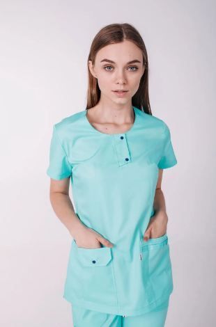 Флорида медичний хірургічний жіночій костюм Topline к/р м'ята 32047 фото