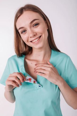 Флорида медичний хірургічний жіночій костюм Topline к/р м'ята 32047 фото