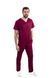Медицинский костюм Topline мужской Мадрид бордо 42006 фото 1