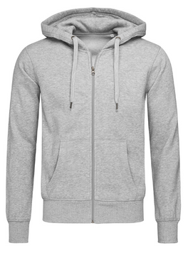 Худи с замком ST5610 ACTIVE SWEATJACKET, GYH (серый меланж) 14582 фото