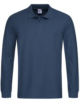 Футболка ST3400 POLO LONG SLEEVE MEN NAV (тёмно синий 17552 фото