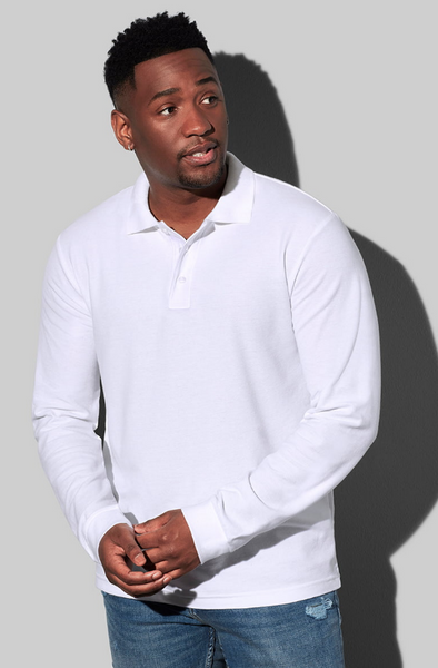 Футболка ST3400 POLO LONG SLEEVE MEN Black Opal 17552 фото