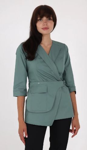 Віторія медична жіноча куртка Topline олива 33096 фото
