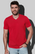 Футболка Men ST9610 CLIVE (V-NECK) GYH ( серый меланж) 17128 фото 2