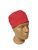 Шапочка медицинская на завязках, габардиновая, красная 18201 фото